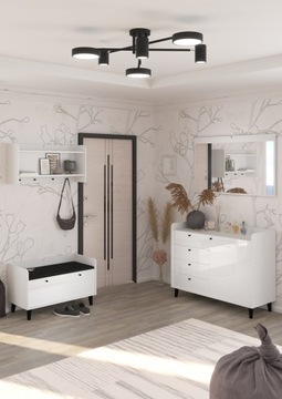 DOLCE DOL-08 контейнер колесный белый/белая половина