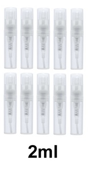 10x Fiolka 2ml Atomizer na perfumy fiolki próbki