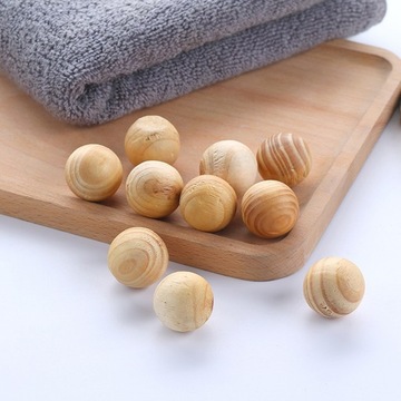 120 штук освежающих шариков. Кедровые блоки. Деревянные шарики