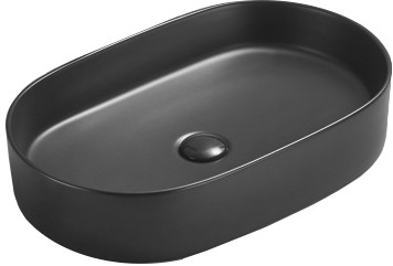 MEXEN CELIA UMYWALKA NABLATOWA 60 x 38 CZARNA MAT