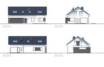 Проект дома Pióro Architekci-11 Базовая версия