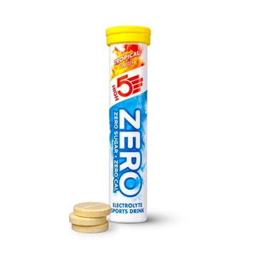 High5 Zero - Elektrolity Witamina C magnez smak tropikalny 80g (20tabletek)