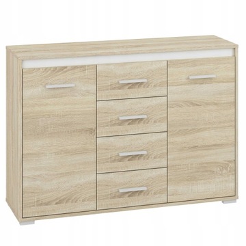 Komoda dąb sonoma 120 cm NOVA 3