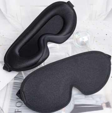 SLEEPING EYESPATCHER 3D LIGHT BLACKING TRAVEL MASK, РЕГУЛИРУЕМАЯ