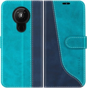 Mulbess Etui z klapką portfel do Nokia 5.3 ekoskóra