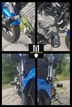 SUZUKI GSX-S 125 GSXS GSX S - ТВЕРДЫЕ АВАРИЙНЫЕ НАКЛАДКИ