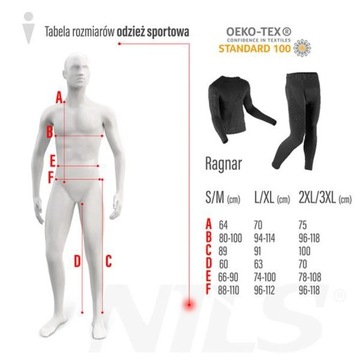 BTZ0060 ТЕРМОАКТИВНОЕ БЕЛЬЕ, ЧЕРНОЕ, МУЖСКОЙ КОМПЛЕКТ 2XL/3XL RAGNAR NILS