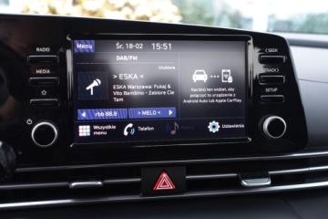 Hyundai Elantra VII Sedan 1.6 MPI 123KM 2023 Hyundai Elantra Bezwypadek Kamera Klima 2stref Tempomat AndroidCarPlay, zdjęcie 13