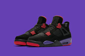 BUTY SPORTOWE MĘSKIE NIKE AIR JORDAN 4 RAPTORS AQ3816-065 CZARNE r 43