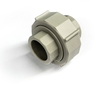 DWUZŁĄCZKA SKRĘCANA ŚRUBUNEK PP 32 MM + USZCZELKA