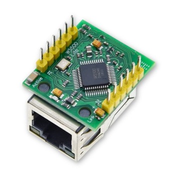 Wiznet W5500 RJ-45 WoL SPI TCP/IP UDP 2,54 мм STM32 Сетевой модуль Ethernet
