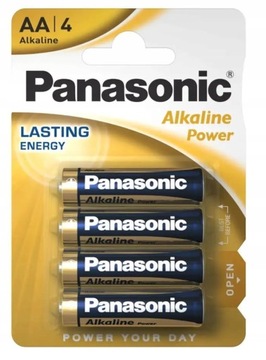 BATERIA PANASONIC ALKALICZNA ALKAINE AA R6 LR6 4sz