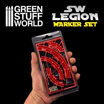 Маркеры огневых рубежей SW Legion - флуоресцентные