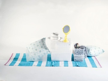 CURVER pojemnik z pokrywą Textille 10l