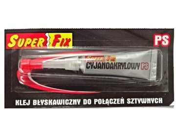 KLEJ SUPER FIX do SZYBKICH połączeń sztywnych