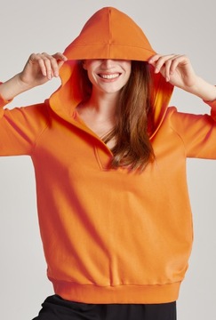 Bawełniana bluza damska Gatta Riviera Pomarańczowa rozmiar L/XL