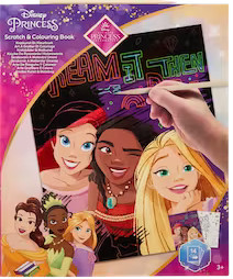 Magiczny Blok zdrapka kolorowanka DISNEY PRINCESS