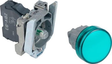 Schneider XB4 Lampka LED zielona LED 24VAC/DC 22mm