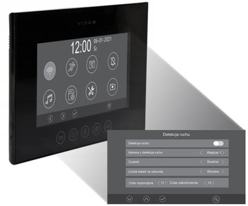 Wideodomofon PREMIUM VIDOS X M11B-X + S12D APKA Android IOS FURTKA BRAMA