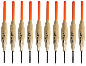SPŁAWIKI PRZELOTOWE Z BALSY - 5gr. KOMPLET - 10 SZTUK.
