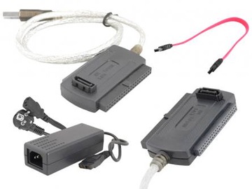 ADAPTER USB IDE 3,5'' 2,5'' SATA ATA ZASILACZ 2,5A
