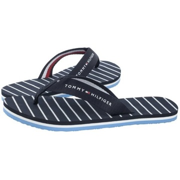 Buty Japonki Tommy Hilfiger Rope Sandal Granatowe