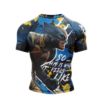 Koszulka Treningowa Rashguard MMA Wolverine XL
