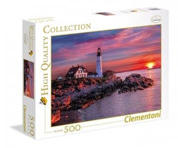 Puzzle 500 el. Latarnia w Portland Clementoni