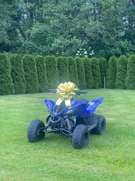 Большой декоративный подарочный бант, 45 см, серебро.