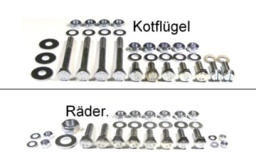 Болты рамы кузова Simson SR50 оцинкованные класс 8.8