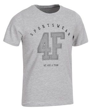 4F CHŁOPIĘCA KOSZULKA T-SHIRT BAWEŁNA / rozm 164