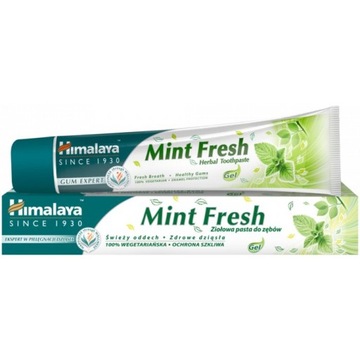 Himalaya Herbals Herbal Toothpaste Mint Fresh ziołowa pasta do zębów 75ml