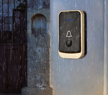 БЕСПРОВОДНОЙ ЗВОНОК ДЛЯ ВОРОТ, НА БАТАРЕЯХ, Водонепроницаемый, 2 ПРИЕМНИКА