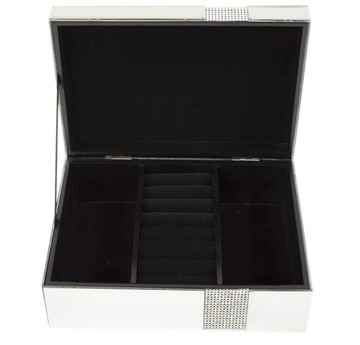 Шкатулка для украшений из зеркального стекла 9,5x26x18,5 СМ