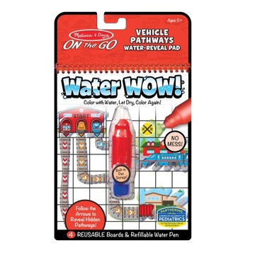 Kolorowanka wodna Pojazdy Water Wow MelissaDoug