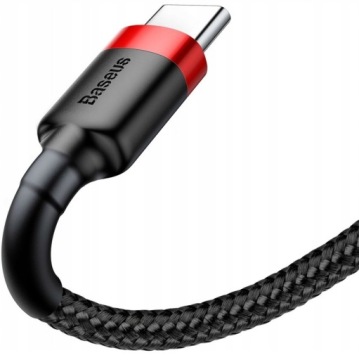 Кабель Baseus Cafule, USB-A - USB-C 2A, 2M, QC3.0