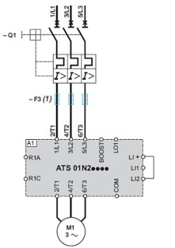 Schneider Софтстарт 110-480В, 11кВт 22A ATS01N222QN