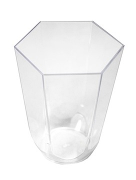 Pucharki do deserów fingerfood Sześciokąt 180 ml - 40 szt.