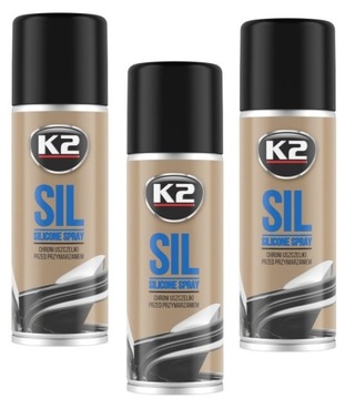 K2 SIL 150 ML - 100% SILIKON W SPRAYU DO USZCZELEK