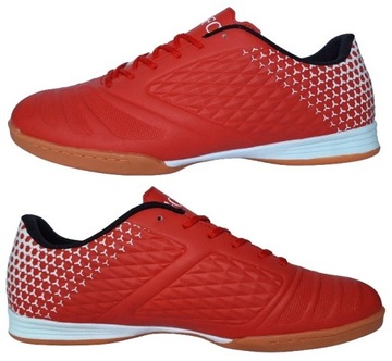Buty sportowe do piłki nożnej na w-f halę halówki sneakersy 44 czerwone