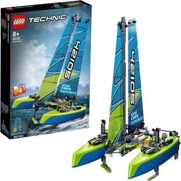 LEGO 42105 TECHNIC KATAMARAN BUDOWA ŁODZI ŻAGLOWEJ ZABAWKA