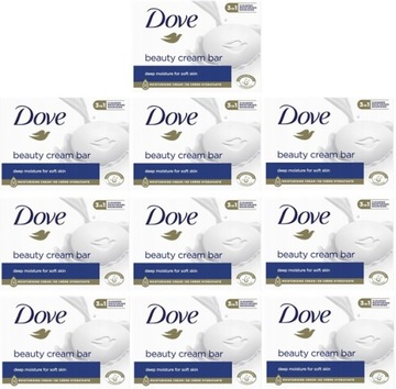 DOVE Mydło w kostce kremowe Beauty Cream Bar Orginal 10 x 90 g !!!