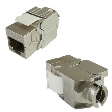 Gniazdo Keystone RJ45 kat.6A STP beznarzędziowe