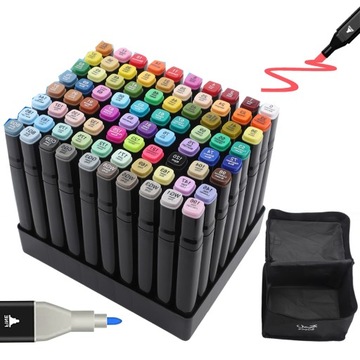 Маркеры для граффити Маркеры двусторонние Набор 80 шт.