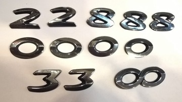 PEUGEOT ZNACZEK EMBLEMAT LOGO CYFRY ORYG