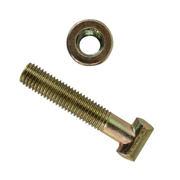 Śruba młoteczkowa 80mm z nakrętką 22mm