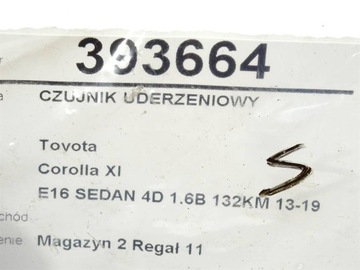 CZUJNIK UDERZENIOWY Corolla XI E16 89831-02130
