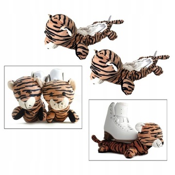 Коньки для льда с милыми животными, детские коньки