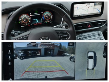 Hyundai Santa Fe IV SUV HEV 1.6 T-GDI HEV 230KM 2022 Hyundai Santa Fe 230ps 4WD Full Wentyle Panorama 360 Hak HUD Krell ACC Blis, zdjęcie 14