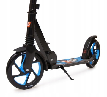 Самокат для ДЕТЕЙ - ВЗРОСЛЫХ, RHINO BLUE с амортизацией